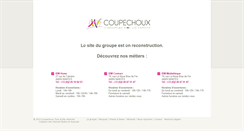 Desktop Screenshot of groupe-coupechoux.com