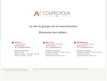 Tablet Screenshot of groupe-coupechoux.com